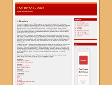 Tablet Screenshot of orthogunner.com
